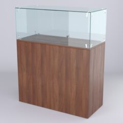 Прилавок для косметики и парфюмерии ШАНЕЛЬ №1, Орех