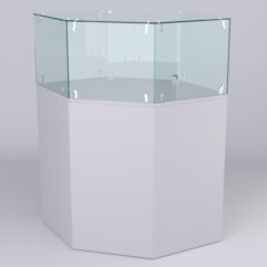 Прилавок для косметики и парфюмерии ШАНЕЛЬ №4, Серый