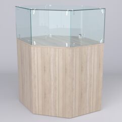 Прилавок для косметики и парфюмерии ШАНЕЛЬ №4, Дуб Сонома