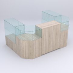 Торговый островок для косметики и парфюмерии ШАНЕЛЬ №3, Дуб Сонома