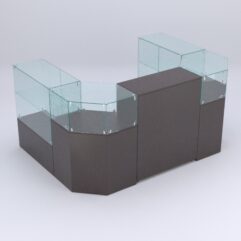 Торговый островок для косметики и парфюмерии ШАНЕЛЬ №3, Дуб Венге