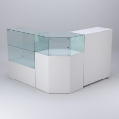 Торговый островок для косметики и парфюмерии ШАНЕЛЬ №4, Белый