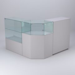 Торговый островок для косметики и парфюмерии ШАНЕЛЬ №4, Серый