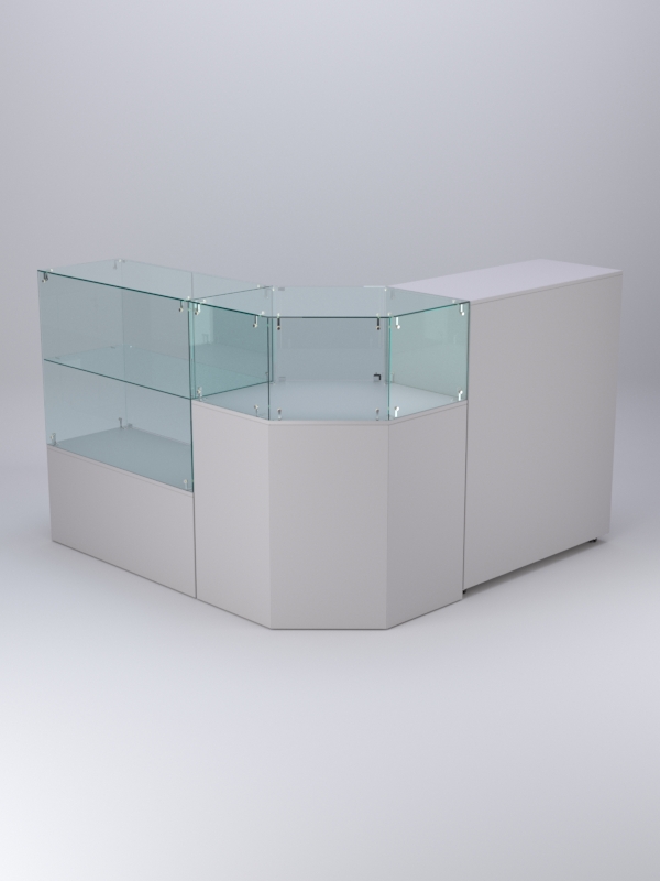 Торговый островок для косметики и парфюмерии ШАНЕЛЬ №4, Серый