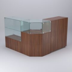 Торговый островок для косметики и парфюмерии ШАНЕЛЬ №4, Орех