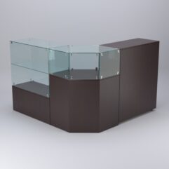 Торговый островок для косметики и парфюмерии ШАНЕЛЬ №4, Дуб Венге