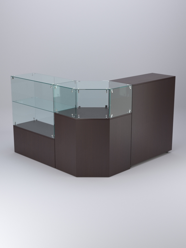 Торговый островок для косметики и парфюмерии ШАНЕЛЬ №4, Дуб Венге