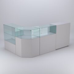 Торговый островок для косметики и парфюмерии ШАНЕЛЬ №5, Серый