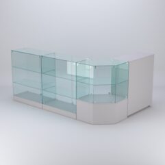 Торговый островок для косметики и парфюмерии ШАНЕЛЬ №6, Серый