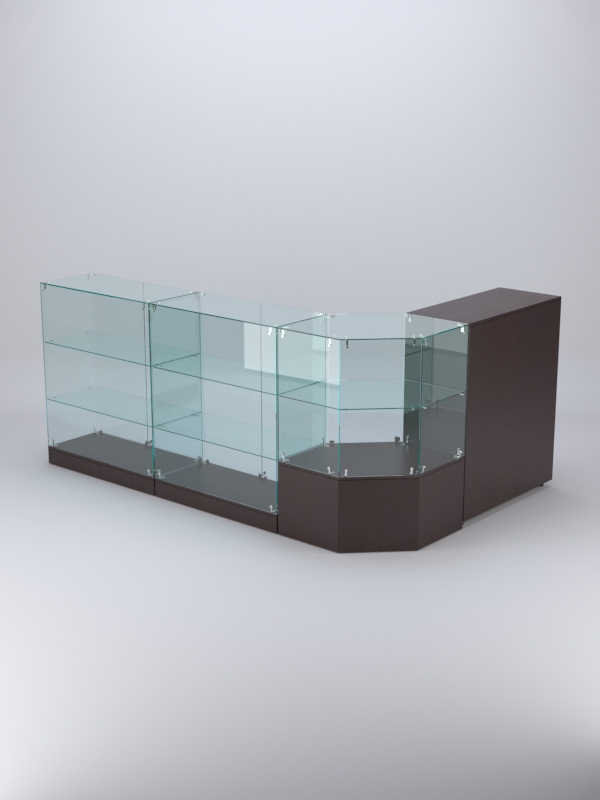 Торговый островок для косметики и парфюмерии ШАНЕЛЬ №6, Дуб Венге