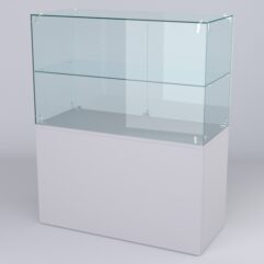 Прилавок для косметики и парфюмерии ШАНЕЛЬ №5, Серый