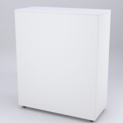 Прилавок для косметики и парфюмерии ШАНЕЛЬ №7 выкатной, Белый