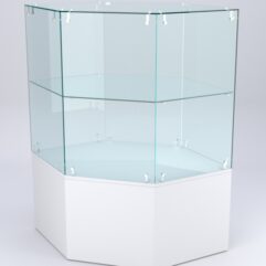 Прилавок для косметики и парфюмерии ШАНЕЛЬ №8, Белый