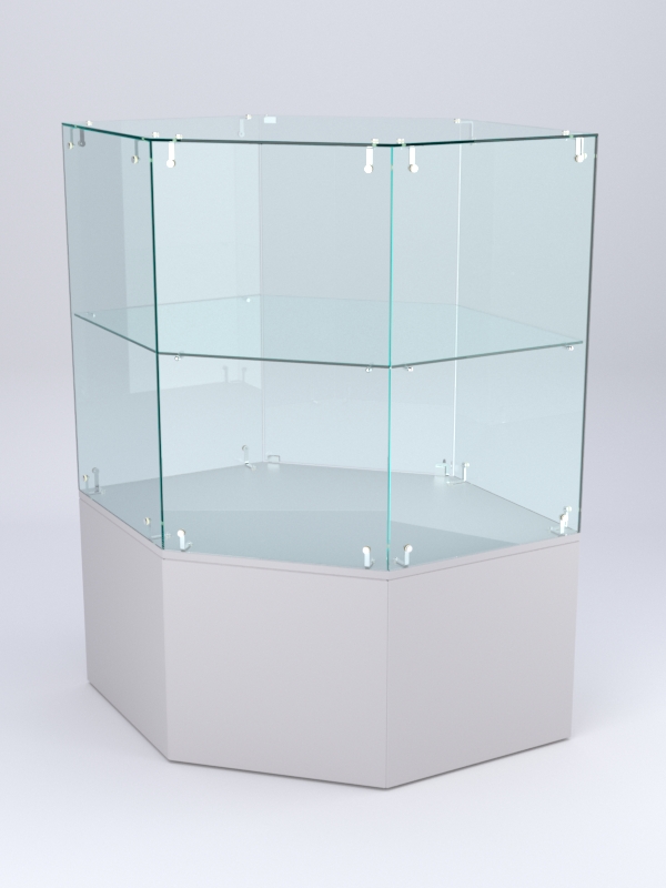 Прилавок для косметики и парфюмерии ШАНЕЛЬ №8, Серый