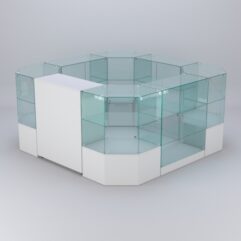 Торговый островок для косметики и парфюмерии ШАНЕЛЬ №10, Белый