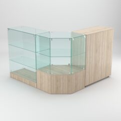 Торговый островок для косметики и парфюмерии ШАНЕЛЬ №12, Дуб Сонома