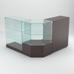 Торговый островок для косметики и парфюмерии ШАНЕЛЬ №12, Дуб Венге