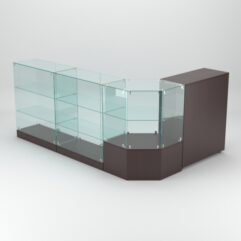 Торговый островок для косметики и парфюмерии ШАНЕЛЬ №13, Дуб Венге