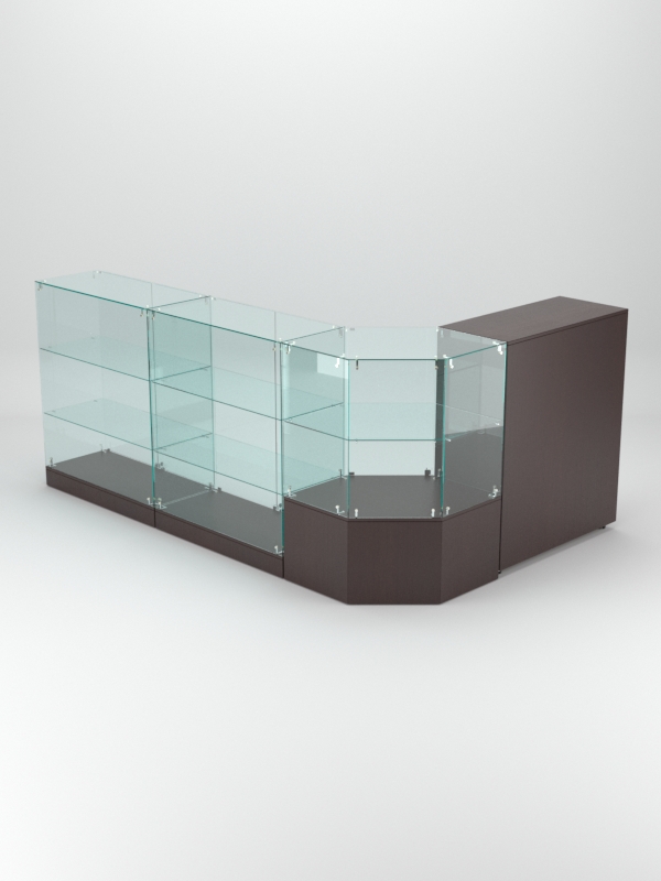 Торговый островок для косметики и парфюмерии ШАНЕЛЬ №13, Дуб Венге