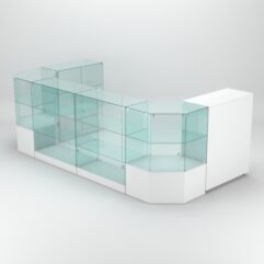 Торговый островок для косметики и парфюмерии ШАНЕЛЬ №14, Белый