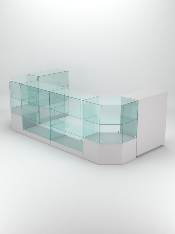 Торговый островок для косметики и парфюмерии ШАНЕЛЬ №14, Серый