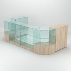 Торговый островок для косметики и парфюмерии ШАНЕЛЬ №14, Дуб Сонома