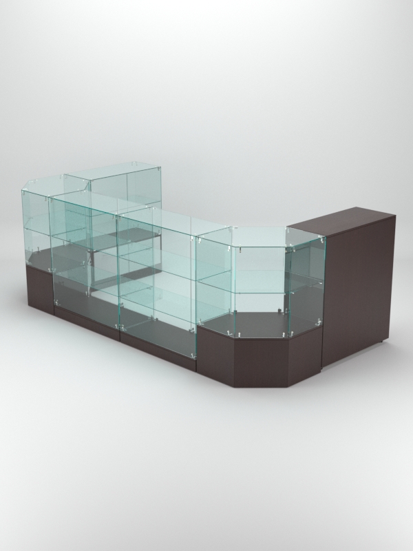 Торговый островок для косметики и парфюмерии ШАНЕЛЬ №14, Дуб Венге