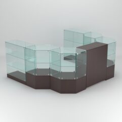 Торговый островок для косметики и парфюмерии ШАНЕЛЬ №15, Дуб Венге