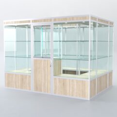 Павильон торговый из профиля островной №1а, Дуб Сонома