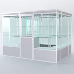 Павильон торговый из профиля островной №1а, Серый