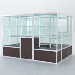 Павильон торговый из профиля островной №1б, Дуб Венге