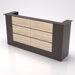 Ресепшн Гармония №28, Дуб Венге + Дуб Сонома