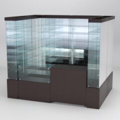 Павильон торговый Истра (глубина витрин-300мм) №2б, Дуб Венге