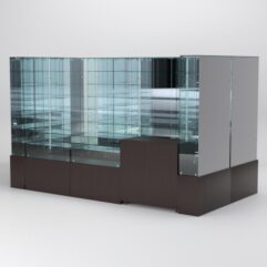 Павильон торговый Истра (глубина витрин-300мм) №3г, Дуб Венге