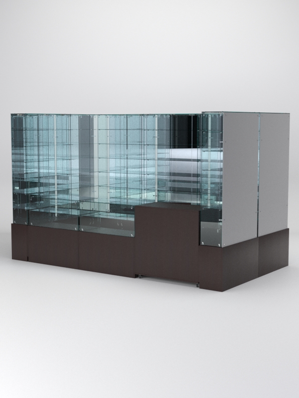 Павильон торговый Истра (глубина витрин-300мм) №3г, Дуб Венге