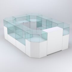 Комплект прилавков ШАНЕЛЬ №1, Белый