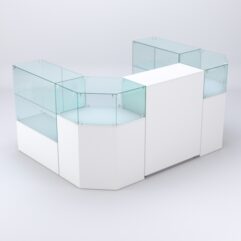 Комплект прилавков ШАНЕЛЬ №3, Белый