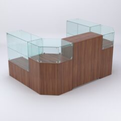 Комплект прилавков ШАНЕЛЬ №3, Орех