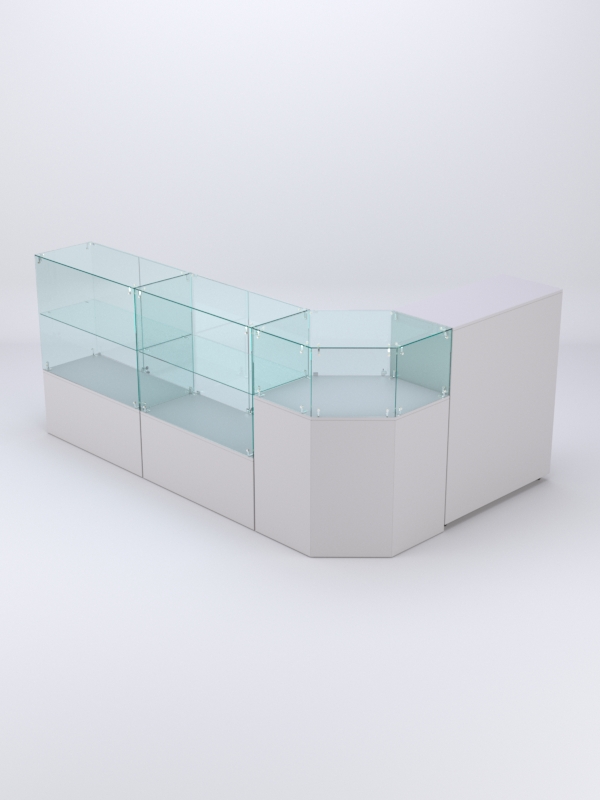 Комплект прилавков ШАНЕЛЬ №6, Серый