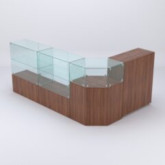 Комплект прилавков ШАНЕЛЬ №6, Орех