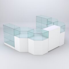 Комплект прилавков ШАНЕЛЬ №8, Белый