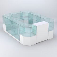 Комплект прилавков ШАНЕЛЬ №9, Белый