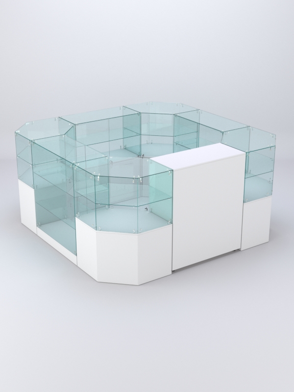 Комплект прилавков ШАНЕЛЬ №10, Белый