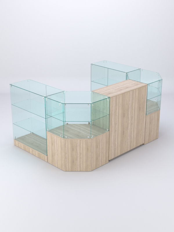 Комплект прилавков ШАНЕЛЬ №11, Дуб Сонома