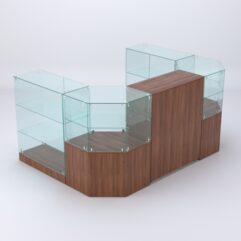 Комплект прилавков ШАНЕЛЬ №11, Орех