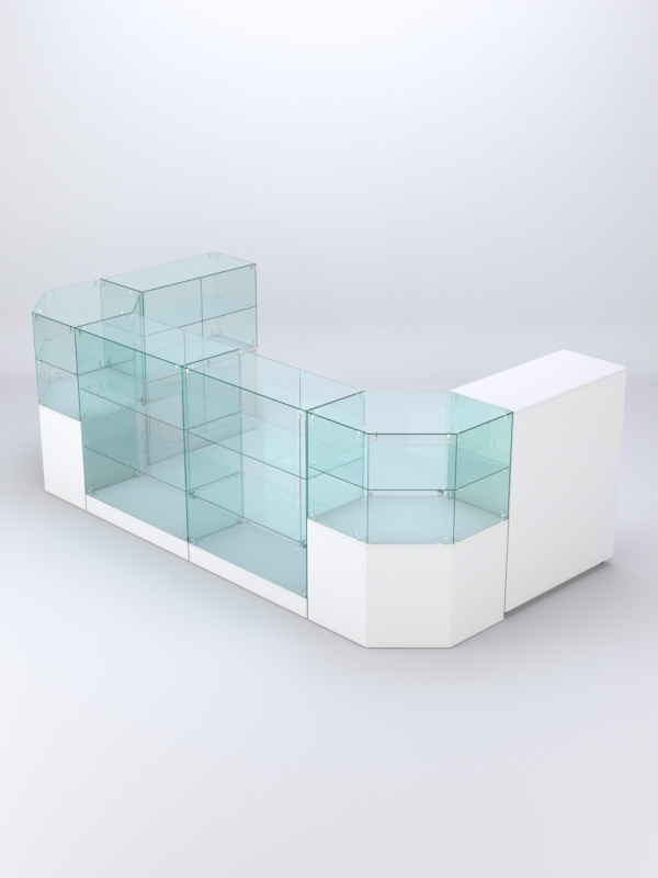 Комплект прилавков ШАНЕЛЬ №14, Белый