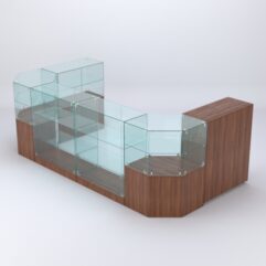 Комплект прилавков ШАНЕЛЬ №14, Орех