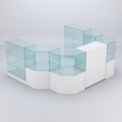 Комплект прилавков ШАНЕЛЬ №15, Белый