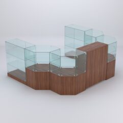 Комплект прилавков ШАНЕЛЬ №15, Орех