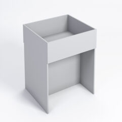 Корзина для распродаж из ДСП №2, Серый